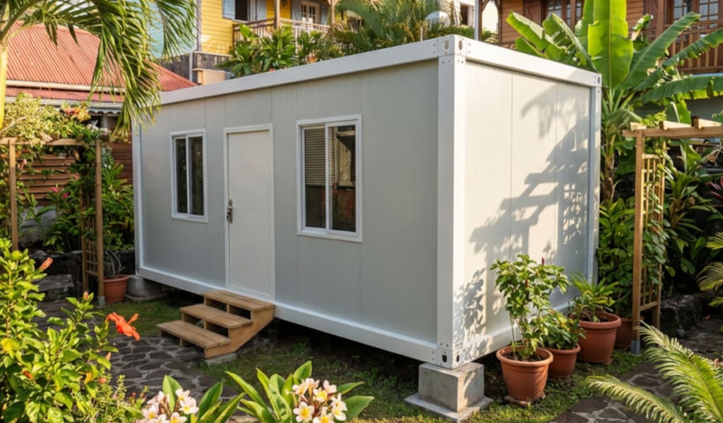 Maison container en kit renforcée 6×3m